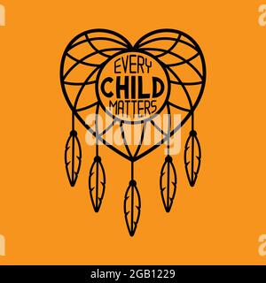 Every Child Matters Vector Illustration Stock Vector