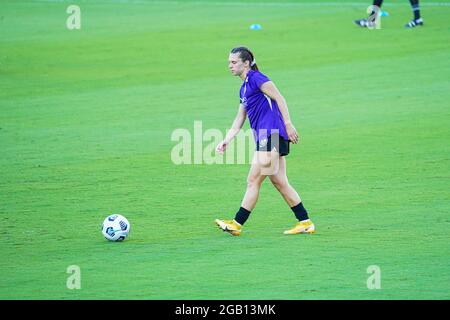 Orlando, Florida, USA, April 21, 2021, Washington Spirit face the Orlando Pride at Exploria Stadium  (Photo Credit:  Marty Jean-Louis) Stock Photo