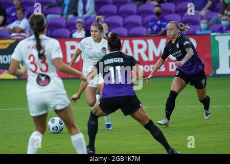 Orlando, Florida, USA, May 16, 2021, Washington Spirit face the Orlando Pride at Exploria Stadium  (Photo Credit:  Marty Jean-Louis) Stock Photo