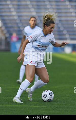 Chicago Red Stars Forward Kealia Watt Waits For The Ball To Be Kicked During A NWSL Match At