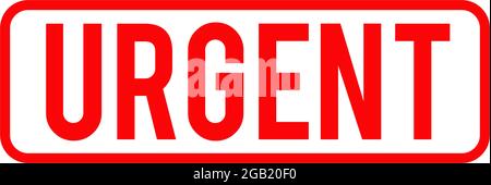 Urgent sign icon logo design vector template Stock Vector