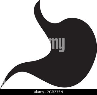 Stomach icon logo design vector template Stock Vector