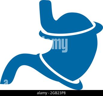 Stomach icon logo design vector template Stock Vector
