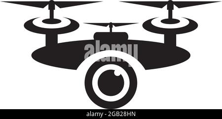 Drone technology logo design vector template Stock Vector
