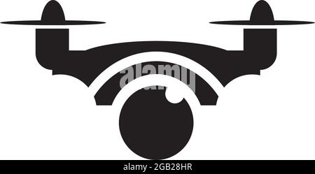 Drone technology logo design vector template Stock Vector