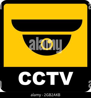 CCTV icon logo design vector template Stock Vector