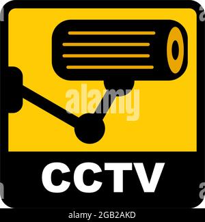 CCTV icon logo design vector template Stock Vector