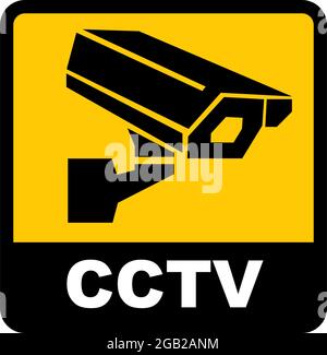 CCTV icon logo design vector template Stock Vector
