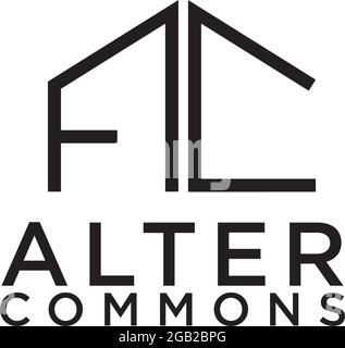 AC letter logo design vector template Stock Vector
