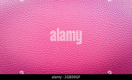 Pink leather closeup texture background Stock Photo