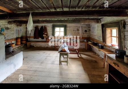 Interior of historical house from 19th century Stock Photo