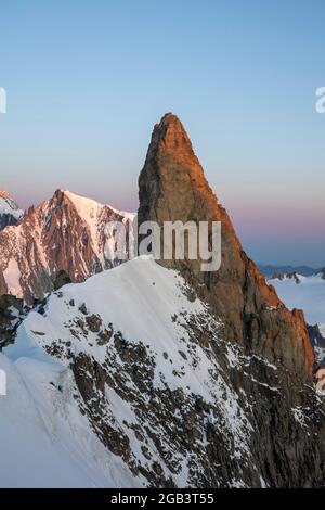 dente del gigante all'alba Stock Photo