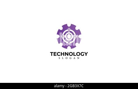 Alphabet O Technology Monogram Vector Logo Design, Letter O Technology Icon Template Stock Vector