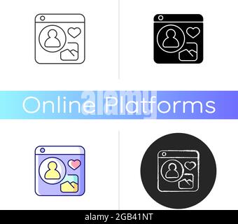Social networks icon Stock Vector
