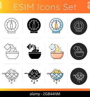 Culinary icons set Stock Vector