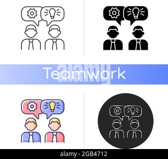 Brainstorming icon Stock Vector