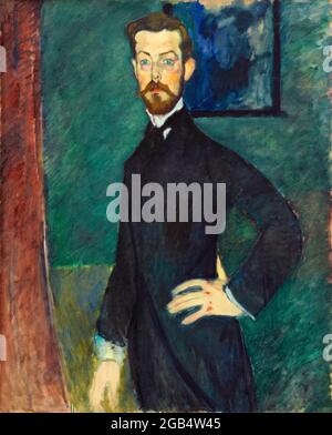 Amedeo Modigliani, Dr Paul Alexandre, portrait painting, 1909 Stock Photo