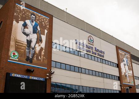 A view of Blackburn Rovers' Ewood Park on the 29th July 2021. Credit: Lewis Mitchell Stock Photo