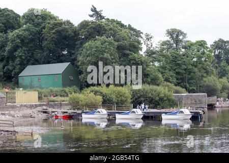 Pooley Bridge Ullswater Lake District Stock Photo