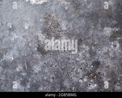 Highly ruined and dirty textured steel surface background template image Stock Photo