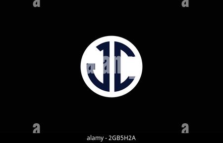 JC and CJ J or C Abstract Letter Mark Vector Logo Template for Business Stock Vector