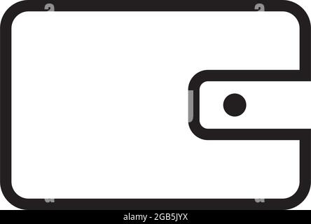 Digital wallet logo design vector template Stock Vector