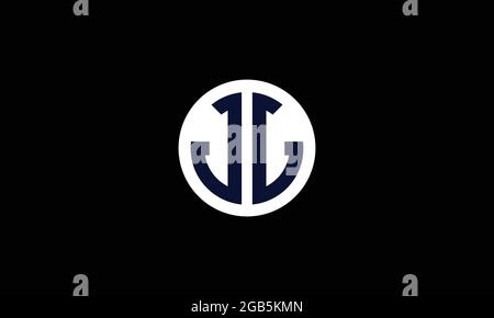 JJ and JJ J or J Abstract Letter Mark Vector Logo Template for Business Stock Vector
