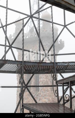 Rye, Colorado - Bishop Castle. The Castle is an elaborate stone and ...