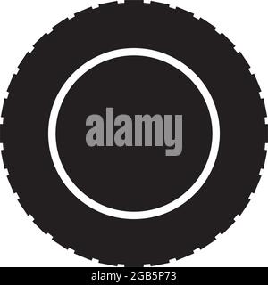 Car tyre logo design vector template Stock Vector