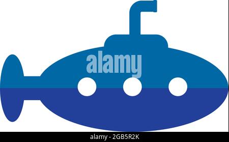 Sumbarine icon logo design vector template Stock Vector