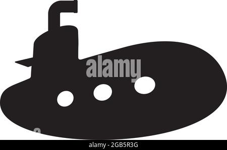 Sumbarine icon logo design vector template Stock Vector