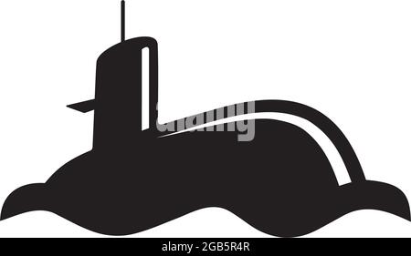 Sumbarine icon logo design vector template Stock Vector