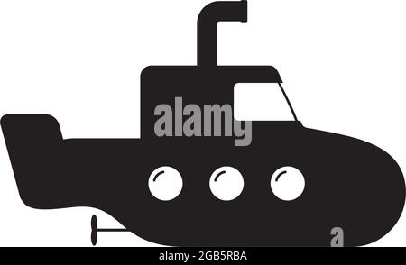 Sumbarine icon logo design vector template Stock Vector