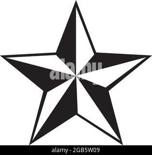 Star icon logo design vector template Stock Vector