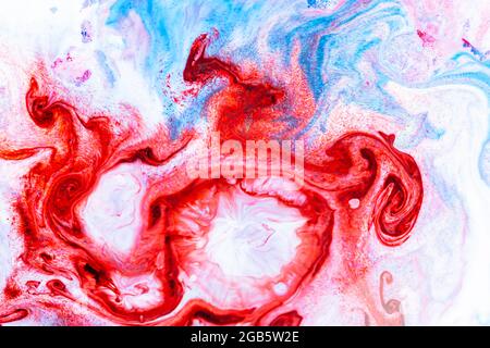 Abstract background effect with pink color. Multicolor trendy backdrop. Abstract paint ink. Psychedelic background Stock Photo