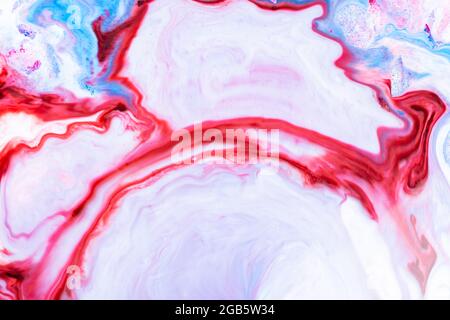 Abstract background effect with pink color. Multicolor trendy backdrop. Abstract paint ink. Psychedelic background Stock Photo