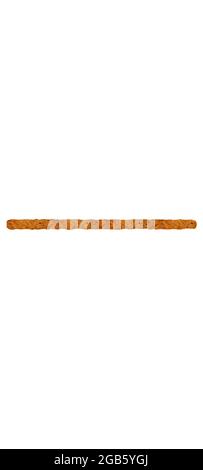 dominoes from oatmeal cookies on a white background Stock Photo