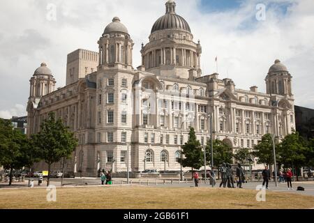 Mersey Docks and Harbour Board Building Stock Photo