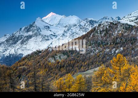 geography / travel, Switzerland, Valais, ADDITIONAL-RIGHTS-CLEARANCE-INFO-NOT-AVAILABLE Stock Photo