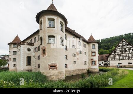 Glatt moated castle, Sulz am Neckar, Neckar, Black Forest, Baden-Wuerttemberg, Germany Stock Photo