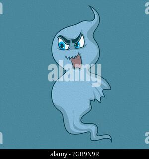 Funny Strange Fantasy Monster Smiling with Big Eyes - Digital 3D  Illustration Stock Illustration - Illustration of animation, nature:  265952078