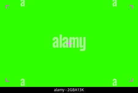 Green colored chroma key background screen flat style design vector illustration. Stock Vector