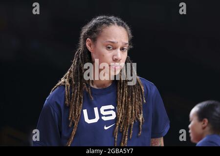 Brittney GRINER (15) of USA during the Olympic Games Tokyo 2020