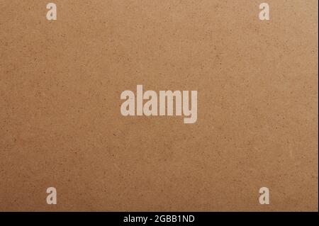 Brown timber background flat view. Fiber wood surface Stock Photo