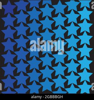 star vector with a blue. the illustration can be used for a backdrop, book, magazines, web, certificate, etc Stock Vector
