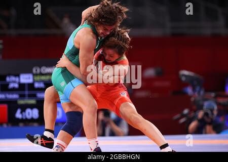 Yukako Kawai (JPN), AUGUST 3, 2021 - Wrestling : Women's Freestyle 62kg ...