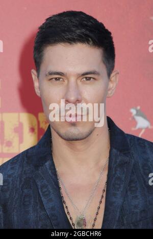 Lewis Tan at "The Suicide Squad" premiere held at the Regency Village