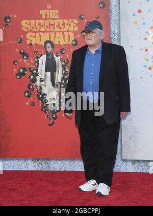 John Ostrander arrives at THE SUICIDE SQUAD World Premiere held at the Regency Village Theatre in Westwood, CA on Monday, ?August 2, 2021. (Photo By Sthanlee B. Mirador/Sipa USA) Stock Photo