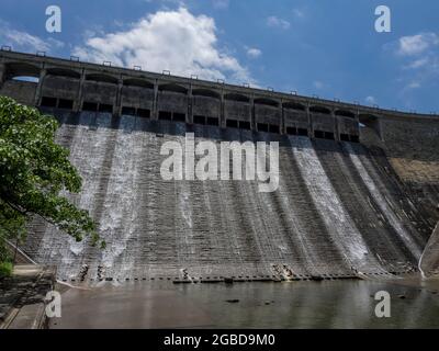 Tai Tam Tuk Reservoir Dam Stock Photo