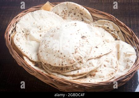 indian roti,bread roti Stock Photo